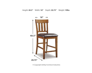 Ralene Counter Height Bar Stool (Set of 2)