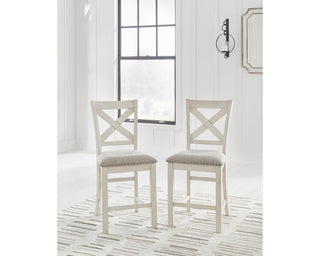 Robbinsdale Counter Height Dining Table, 4 Barstools and Bench