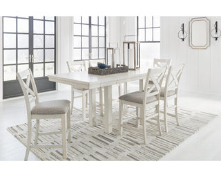 Robbinsdale Counter Height Dining Table and 6 Barstools
