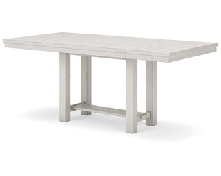 Robbinsdale Counter Height Dining Table, 4 Barstools and Bench