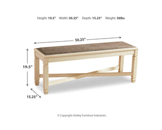 Bolanburg Dining Table with 2 Chairs and 2 Benches