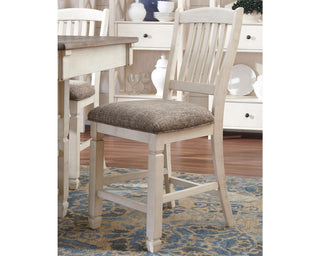 Bolanburg Counter Height Dining Table, 4 Barstools, Bench and Server