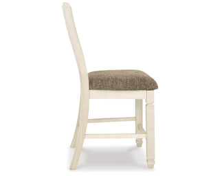 Bolanburg Counter Height Dining Table, 4 Barstools, Bench and Server