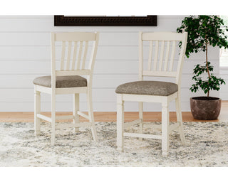 Bolanburg Counter Height Dining Table and 6 Barstools with Server