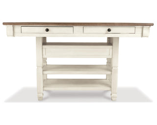 Bolanburg Counter Height Dining Table and 6 Barstools with Server