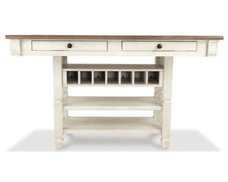 Bolanburg Counter Height Dining Table with 6 Barstools