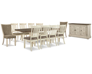 Bolanburg Dining Extension Table,10 Chairs and Server
