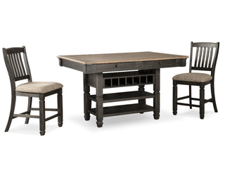 Tyler Creek Counter Height Dining Table and 2 Barstools