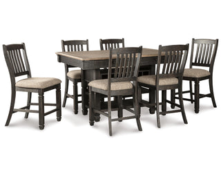 Tyler Creek Counter Height Dining Table and 6 Barstools