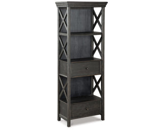 Tyler Creek Counter Height Table with 4 Barstools, Server and Display Cabinet