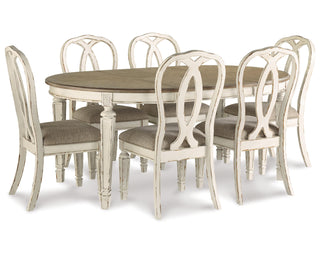 Realyn Dining Table and 6 Chairs