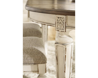 Realyn Dining Table and 4 Chairs