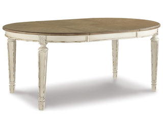 Realyn Dining Table and 6 Chairs
