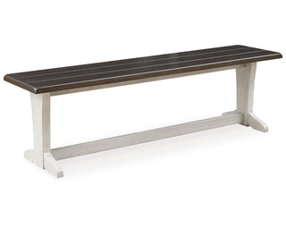 Darborn Dining Table, 4 Chairs and Bench