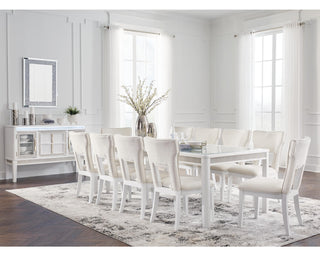 Chalanna Dining Table and 10 Chairs
