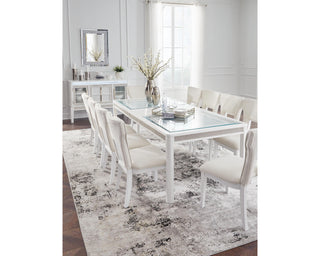 Chalanna Dining Table and 10 Chairs