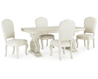 Arlendyne Dining Table and 4 Chairs