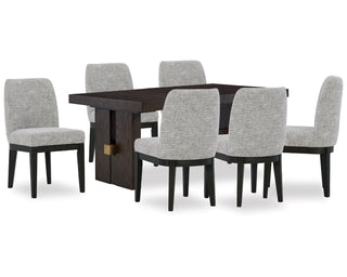 Burkhaus Dining Table and 6 Chairs