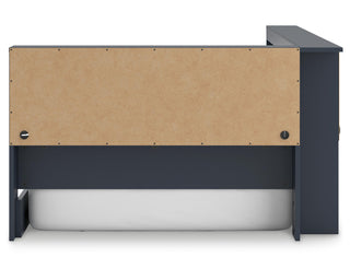 Simmenfort Twin Bookcase Storage Bed