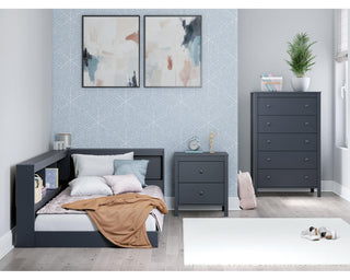 Simmenfort Twin Bookcase Storage Bed
