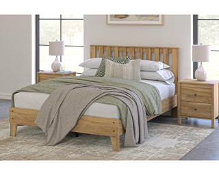 Bermacy Queen Platform Panel Bed