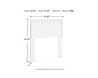 Hallityn Twin Panel Headboard