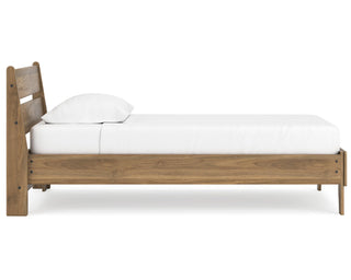 Deanlow Twin Platform Panel Bed