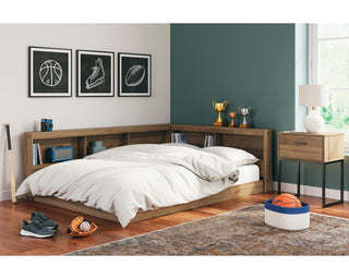 Deanlow Full Bookcase Storage Bed