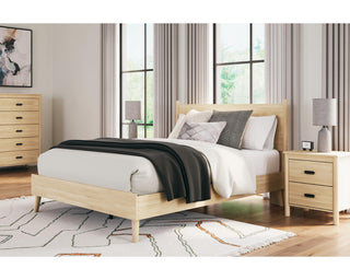 Cabinella Queen Platform Panel Bed
