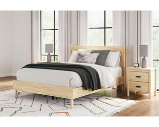 Cabinella Queen Platform Panel Bed