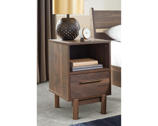Calverson Queen Panel Platform Bed with Dresser and Nightstand