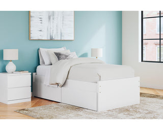 Onita Twin Platform Bed with 1 Side Storage