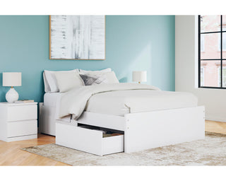 Onita Queen Platform Bed with 2 Side Storage