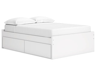 Onita Full Platform Bed with 1 Side Storage