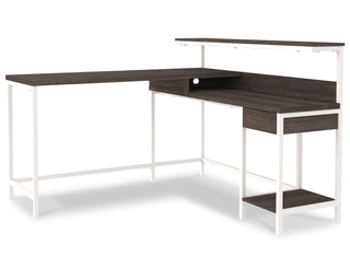 Dorrinson Home Office L-Desk with Storage