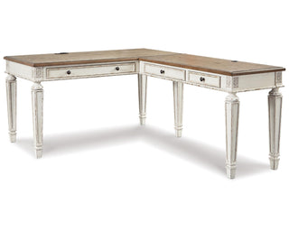 Realyn Home Office Desk and Bookcase