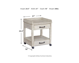 Carynhurst Home Office Desk, Bookcase and Printer Stand
