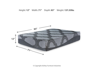 12 Inch Ashley Hybrid California King Mattress