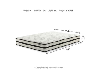 Chime 10 Inch Hybrid Twin Mattress in a Box