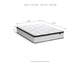 Chime 12 Inch Hybrid Queen Mattress in a Box