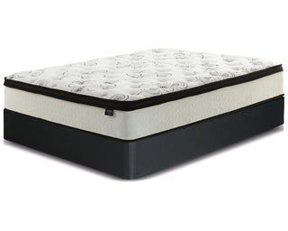 Chime 12 Inch Hybrid California King Mattress and Foundation Set