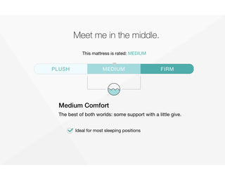 Chime 10 Inch Hybrid King Mattress in a Box