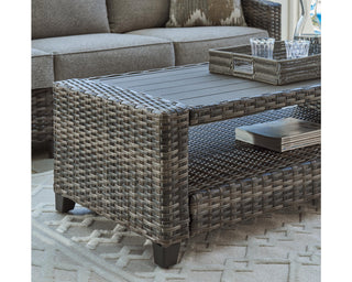 Oasis Court Outdoor Sofa/Chairs/Table Set (Set of 4)