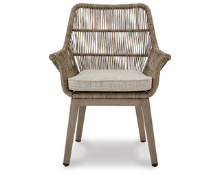 Beach Front Arm Chair with Cushion (Set of 2)