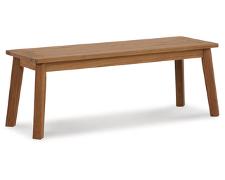 Janiyah Outdoor Dining Table with 2 Benches