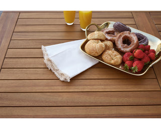 Janiyah Outdoor Dining Table with 2 Benches