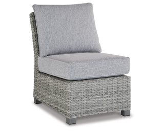 Naples Beach Armless Chair with Cushion