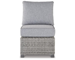 Naples Beach Armless Chair with Cushion