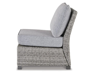 Naples Beach Armless Chair with Cushion