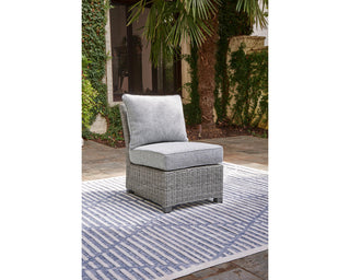 Naples Beach Armless Chair with Cushion